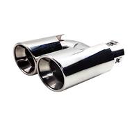 Simoni Racing Terminale/Finale/scarico doppio rotondo dritto in inox . TRX/110