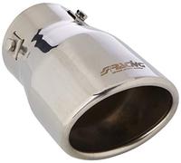 Simoni Racing Terminale Scarico in Acciaio Inox Ovale e Inclinato 100X80mm
