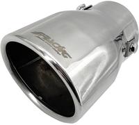 Simoni Racing Terminale Doppio Scarico in Acciaio Inox Ovale e Inclinato Destra