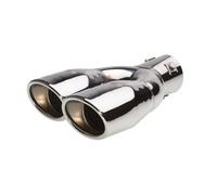 Simoni Racing Terminale Doppio Scarico in Acciaio Inox Ovale Inclinato Sinistra