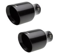 Simoni Racing TRX20N Coppia Terminali Scarico Codino Marmitta Acciaio Inox NERO