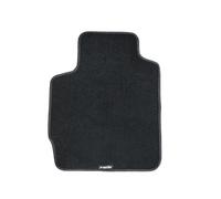 Simoni Racing TSF Modello F Tappetino Auto Anteriore Lato Guida, Tappetino Singolo in Moquette Nera, Bordo Nero