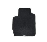 Simoni Racing TSF Modello F Tappetino Auto Anteriore Lato Guida, Tappetino Singolo in Moquette Nera, Bordo Nero