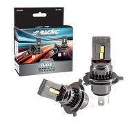 Simoni Racing TZ4 LED Conversion iLuz Titan, kit 2 Lampadine a Led Attacco H4 di Piccole Dimensioni per Auto e Moto 6000°K Luce Bianca