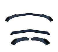 Simoni Racing UB Lip Splitter Black Universale, Labbro Paraurti Auto Anteriore, Splitter Paraurti, Protezione Parauti Auto, ABS Nero