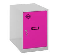 SimonRack Armadietti Spogliatoio Metallico 475x300x500 Grigio/Rosa, Metallo