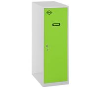 SimonRack Armadietti Spogliatoio piccolo, 915x300x500 mm, Amario Metallico Piccolo, Include Chiave, Grigio/Verde - Simonlocker