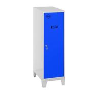 SimonRack Armadietto Metallico Piccolo; Armadio Metallico per Archiviazione, Armadio Multiuso, 1015x300x500 mm, Grigio/Azzurro - Simonlocker