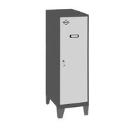 SimonRack Armadietto Metallico Piccolo; Armadio Metallico per Archiviazione, Armadio Multiuso, 1015x300x500 mm, Antracite/Grigio - Simonlocker