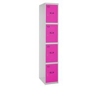 SimonRack Armadietto professionale smontato 1/4 180X40X50 Iniziale Grigio/Rosa