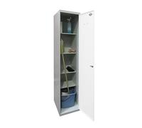 SimonRack Armadio metallico smontato Cleaning 180X40X40 1/4 Grigio/Bianco