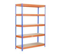 Simonrack bricoforte - Kit chipboard1206 - 5 Blu Arancione Legno