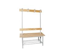 Simonrack - Panca Spogliatoio doppio senza Mensola 1000 x 1600 x 670