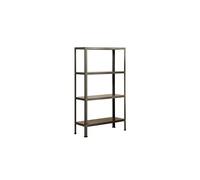 SimonRack - Scaffalatura in metallo, 4 ripiani, alta capacità di carico 100 kg, 1600 x 1000 x 300 mm, scaffale soggiorno bagno cucina, grigio - SimonHome Classic