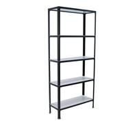 Simonrack Scaffalatura metallica senza viti SIMONHOME CLICK WOOD PLUS 5/300 ANTRACITA/BIANCO