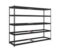 SimonRack - Scaffale metallico, 2000 x 1800 x 600 mm, 400 kg di punto flessione, 5 altezze, senza vassoi, scaffalature, scaffalature industriali, antracite - SimonWorkshop