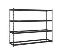 SimonRack Scaffale metallico, 500 kg di punto flessione, 2000x2100x750 mm, 4 ripiani, scaffalatura, libreria industriale, antracite/antracite - SimonWorkshop