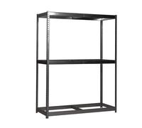 SimonRack Scaffale metallico, 600 kg di punto flessione, 2000x1500x450 mm, 3 ripiani, scaffalatura, libreria industriale, antracite/antracite - SimonTaller