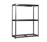 SimonRack Scaffale metallico, 600 kg di punto flessione, 2000x1500x750 mm, 3 ripiani, scaffalatura, libreria industriale, antracite/antracite - SimonTaller