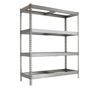 Simonrack - Scaffale metallico a 4 livelli - 2000 x 1500 x 750 mm - KIT SIMONFORTE - Zincato