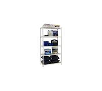 Simonrack Scaffale metallico senza viti Kit legno 5/300 bianco/legno + custodia