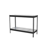 SimonRack Scaffale Metallo Garage, 2 Ripiani, 600 kg di Punto Flessione, 900x1200x450 mm, Scaffale Garage Officina, Antracite/Zincato - SimonTaller