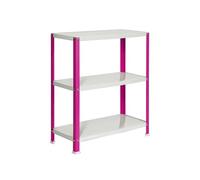 SimonRack SI1378 Kit scaffale, rosa e bianco, 900 x 1000 x 400 mm