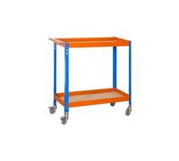 SimonRack SI954 Kit Scaffale, Blu/Arancione/Legno, 1030 x 900 x 400 mm