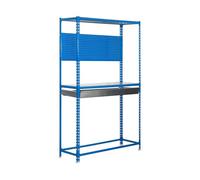 Simonrack Simonracing Box, 3/400 Kit, in acciaio galvanizzato, scaffali, colore: blu