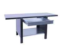 SimonRack Tavolo da lavoro officina, banco di lavoro, extra forte, 1 cassetto, portata 700 kg, misure 830 x 1200 x 730 mm, antracite