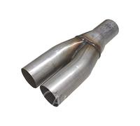Simons Y Tubo di Scarico in Acciaio Inox, 51 mm su Tubo di Scarico 51 mm, Adattatore Y Pipe V2A