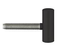 Simonswerk 5 010001 0 10707 Cerniera per Porta Variant V0020, Diametro 15 mm, per Porte in Legno Piegato, Acciaio Nero, Argento