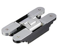 Simonswerk 5 400605 0 12402 - Nastro per porta TECTUS TE 340 3D, nascosto per porte appuntite, rivestito in argento