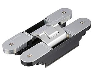 Simonswerk 5 400605 0 12402 - Nastro per porta TECTUS TE 340 3D, nascosto per porte appuntite, rivestito in argento