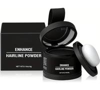 Simp&life Hairline Powder - Verroni Hairline Powder,Orangalert Hair Powder,Enhanced Hairline Powder, Hairline Powder Instantly Conceals Hair Loss, Root Touch up Hair Powder (#03 Black, 1PC)