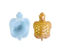 Simpace Tartaruga A Forma Tartaruga Stampo Epossidico Stampo Antiaderente A Candela Profumato Silicone Getto Fai-da-da-te Gemito Tavolo Ornamento Strumento Tartarugo Per Candele.