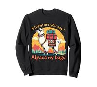Simpatica Avventura per Gli Amanti dei Viaggi con i Lama Che dici? Le Mie Borse in Alpaca Felpa