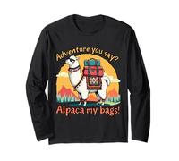 Simpatica Avventura per Gli Amanti dei Viaggi con i Lama Che dici? Le Mie Borse in Alpaca Maglia a Manica