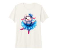 Simpatica Ballerina con Pecore Che Ballano con Animali Maglietta Premium