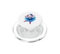 Simpatica ballerina con pecore che ballano con animali PopSockets PopGrip per MagSafe
