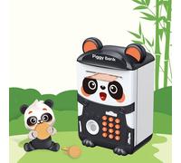 Simpatica Banca Panda con Protezione Tramite Password Sicura per Bambini