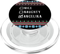 Simpatica Birichina Natale Angelika Maglione Brutto PopSockets PopGrip per MagSafe