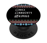 Simpatica Birichina Natale Kimiko Maglione Brutto PopSockets PopGrip Adesivo