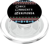 Simpatica Birichina Natale Raimonda Maglione Bruto PopSockets PopGrip per MagSafe