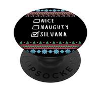 Simpatica Birichina Natale Silvana Maglione Bruto PopSockets PopGrip Adesivo