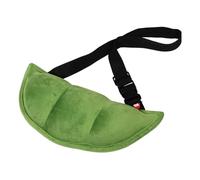 Simpatica borsa a tracolla a forma di pisello divertente con cerniera comoda borsa a tracolla cintura regolabile borsa toracica per donna, Multicolore