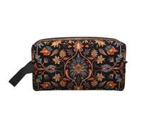 Simpatica borsa da toilette da viaggio portatile di grande capacità (modelli stampati), impermeabile, per uomini e donne, per viaggi d'affari, fitness, bagno, conservazione quotidiana, Antica Arte