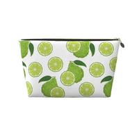 Simpatica borsa per il trucco verde bosco, trousse da viaggio per articoli da toeletta da donna, borsa per il trucco in pelle, borsa organizer per trucchi, graziosa borsa per il trucco, Oro, Taglia