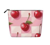Simpatica borsa per trucchi da viaggio, borsa da viaggio casual con cerniera, Ciliegie 6, Taglia unica, Astuccio per trucchi