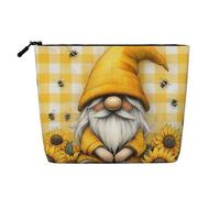 Simpatica borsa per trucchi da viaggio, borsa da viaggio casual con cerniera, Estate 3d Girasoli 11, Taglia unica, Astuccio per trucchi